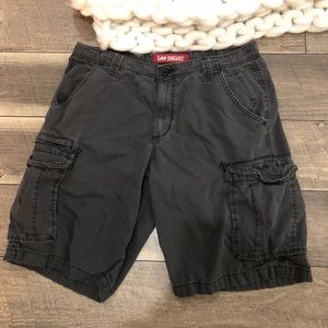 Grey Cargo Shorts
